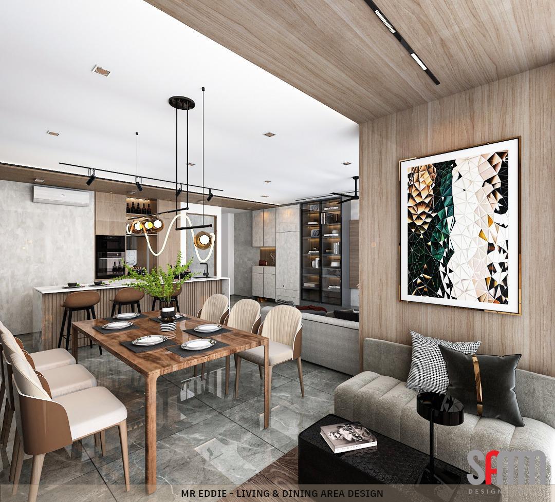 Dining Area - Renovation Works Johor Bahru