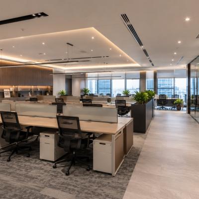 Samm Open Plan Office Workspace 01