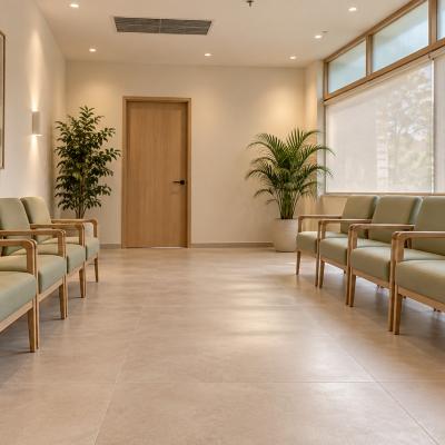 Samm Clinic Waiting Lounge Sage Oak Concept 02